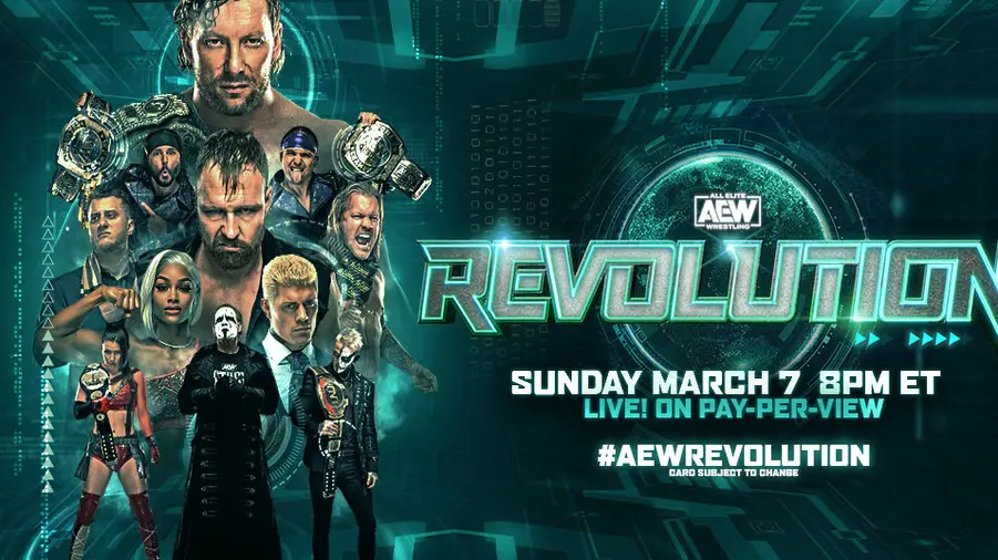 Updated AEW Revolution 2021 Card Cultaholic Wrestling